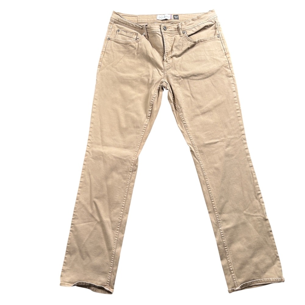 Departwest Seeker Pants Men 33x31.5 (Tag 36x34) Tan Straight Leg‎ Casual Office
